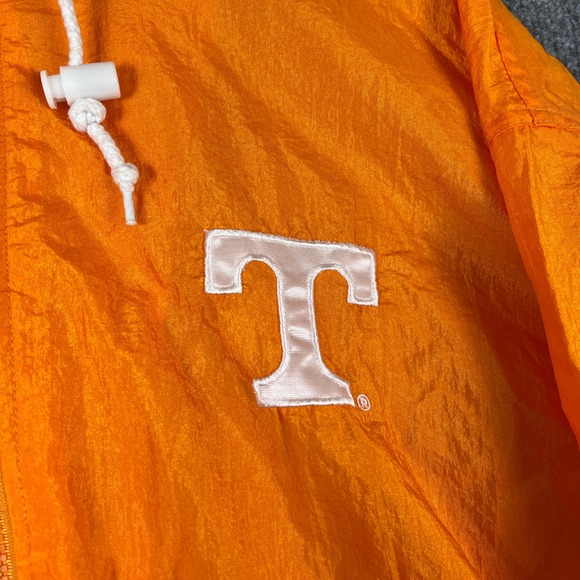 VTG Tennessee Volunteers Jacket Mens XL* Orange Full Zip Windbreaker 90s - Picture 5 of 12
